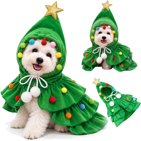 Christmas Dog Costume Reindeer Outfit