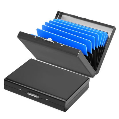 Credit Card Holder Wallet Stainless Steel Card Case RFID Blocking