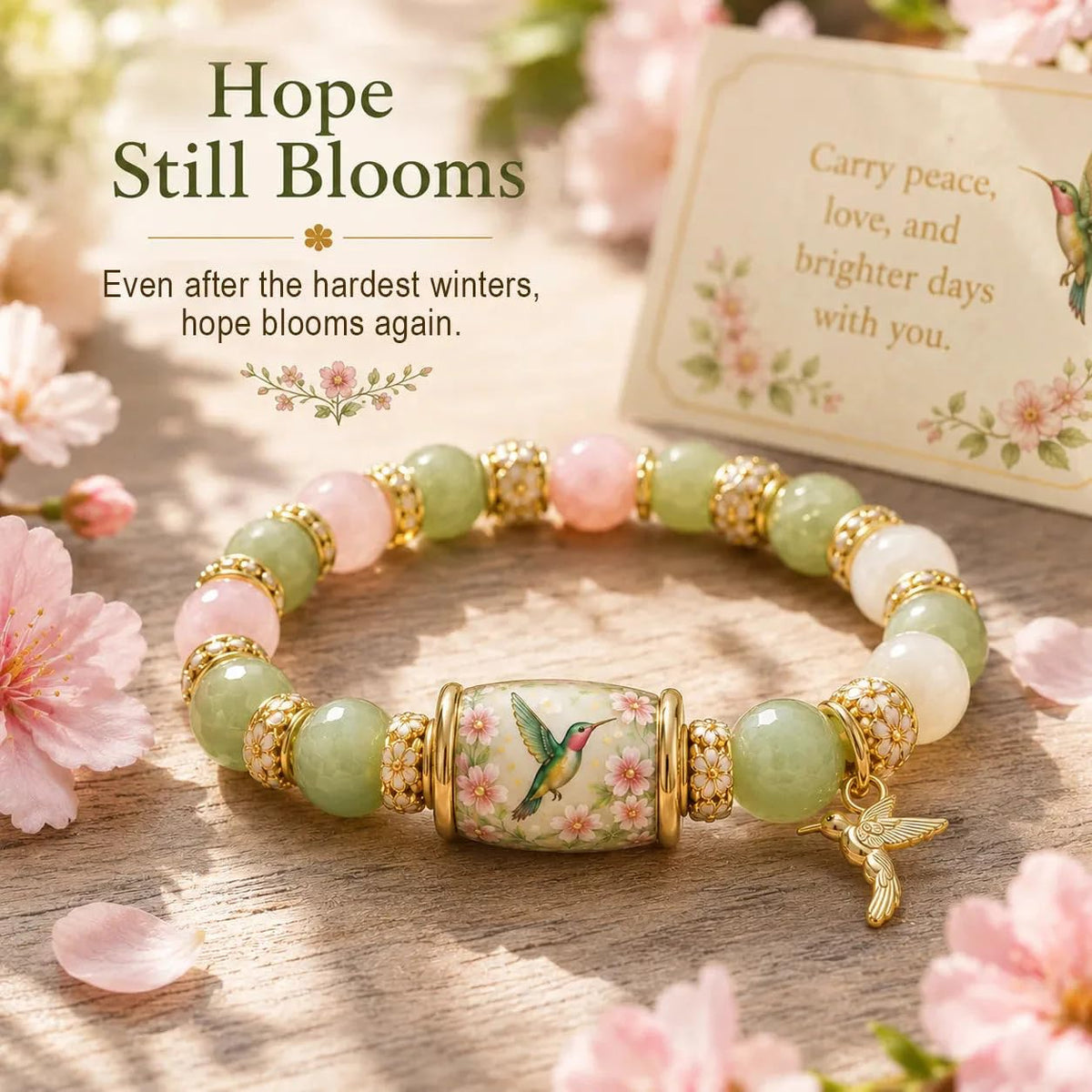 Hummingbird Blessing Bracelet for Women