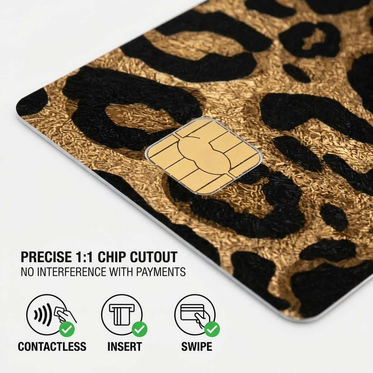 Leopard Print Credit Card Skin
