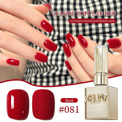 Red Wine-toned Gel Nail Polish