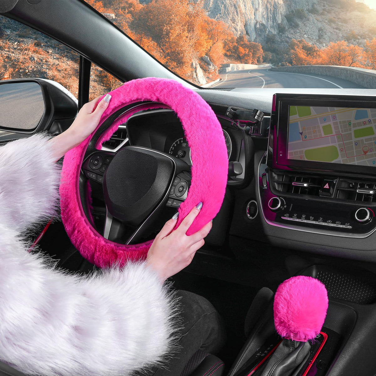 Direct Furry Steering Wheel Cover