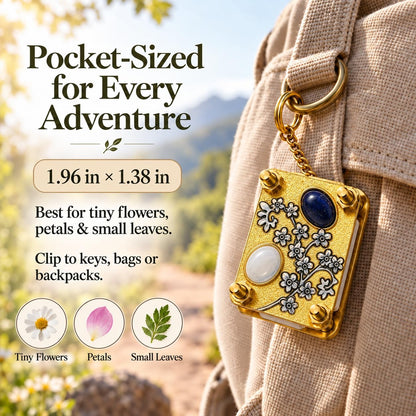 Mini Flower Press Keychain