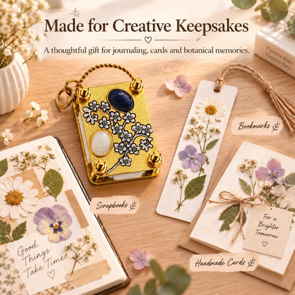 Mini Flower Press Keychain