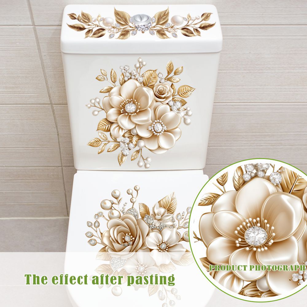 Toilet Lid Stickers – Waterproof Stickers In Various Designs