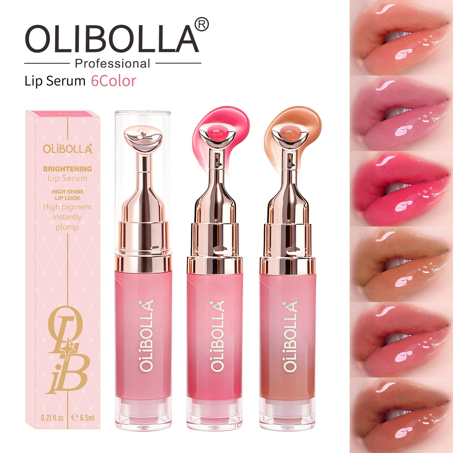 Peptide Brightening Lip Serum for Fuller Looking Lips