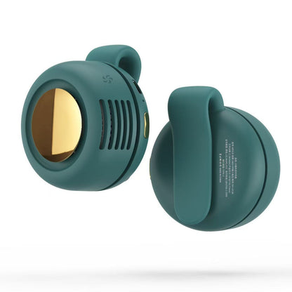 Portable Clip-On Fan, 360° Rotatable Personal Fan 3-Speed Silent Mini Bladeless Fans