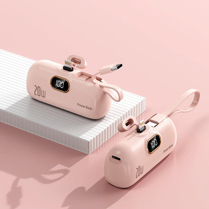 Mini Power Bank Capsule Power Phone Charger