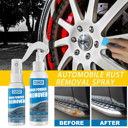 100ML Iron Powder Remover Spray for Metal,Tools,Cars,Chains