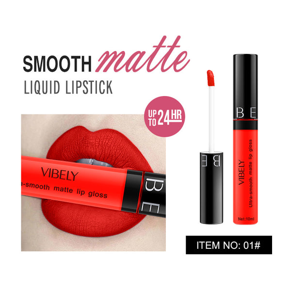 6-Color Non-Stick Lip Glaze – Long-Lasting & Smudge-Proof (0.34 fl oz)