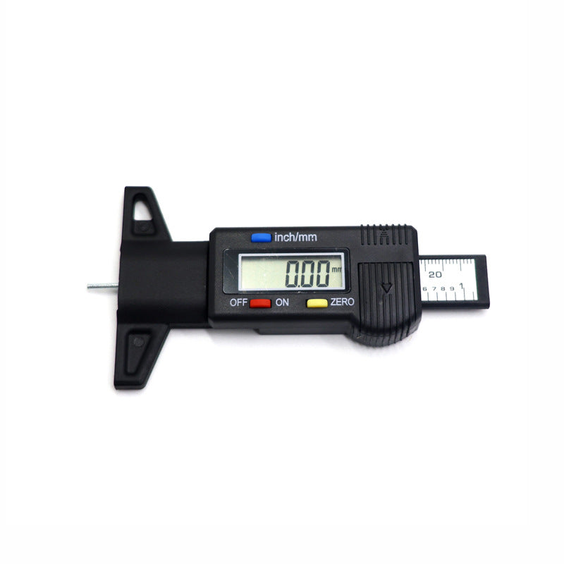 Tire Tread Depth Gauge with Color-Coded Bar, Easy Read Tire Depth Gauge for Cars, Trucks, Motorcycles