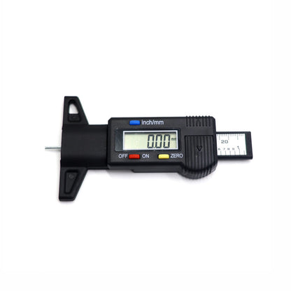 Tire Tread Depth Gauge with Color-Coded Bar, Easy Read Tire Depth Gauge for Cars, Trucks, Motorcycles