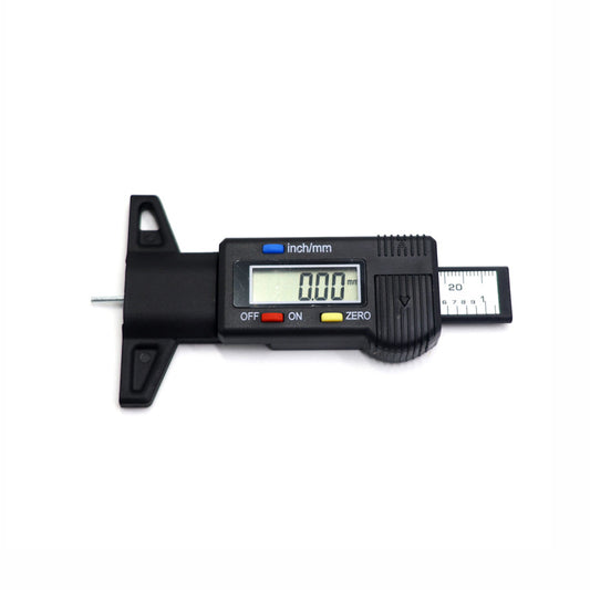Tire Tread Depth Gauge with Color-Coded Bar, Easy Read Tire Depth Gauge for Cars, Trucks, Motorcycles