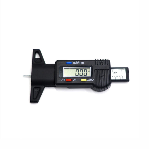 Tire Tread Depth Gauge with Color-Coded Bar, Easy Read Tire Depth Gauge for Cars, Trucks, Motorcycles