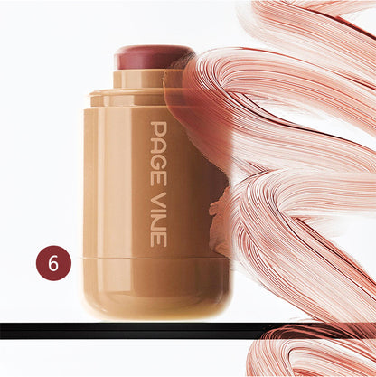Cream Blush Stick, Dual-Use For Lips And Cheeks, Moisturizing Formula