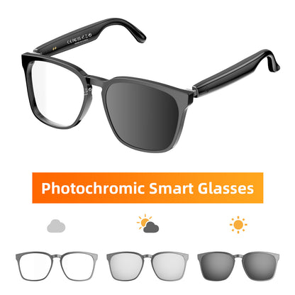 AI Translation Smart Glasses – Photochromic, Multifunctional, Bluetooth-Enabled
