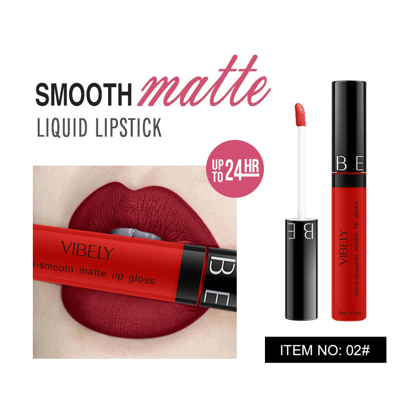 6-Color Non-Stick Lip Glaze – Long-Lasting & Smudge-Proof (0.34 fl oz)