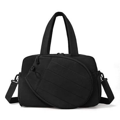 Tennis Gym Bag, Racket Bag, Sports Duffle Bags with Shoe Compartment and Wet Pocket