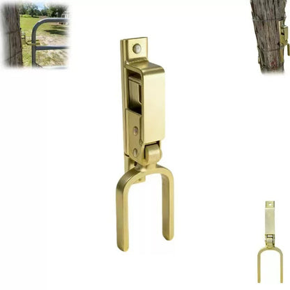 Self-Locking Gate Bolt—Heavy-Duty, One-Handed Operation Bolt