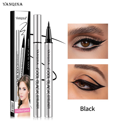 Long-Lasting Waterproof Eyeliner – 24H Smudge-Proof Smooth Application, Blackest Black