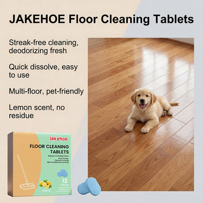 12 Counts Floor Cleaning Tablets for Wood/Tile/Vinyl/Marble, Pet Friendly