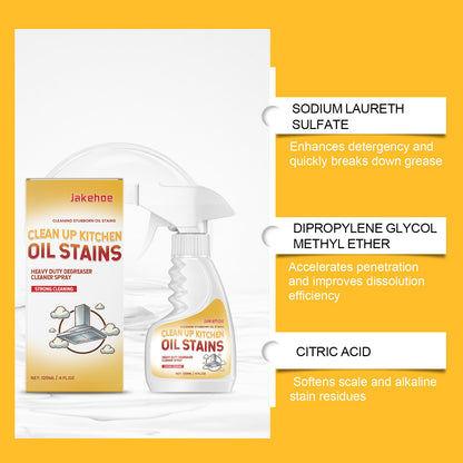 Heavy Duty Kitchen Degreaser Spray for Stovetop, Oven & Kitchen Surfaces