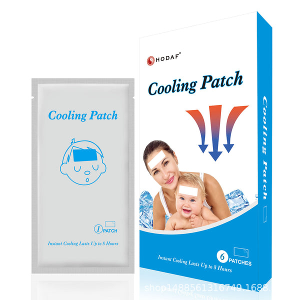 6 Pcs Cooling Patches for Fever Discomfort & Pain Relief