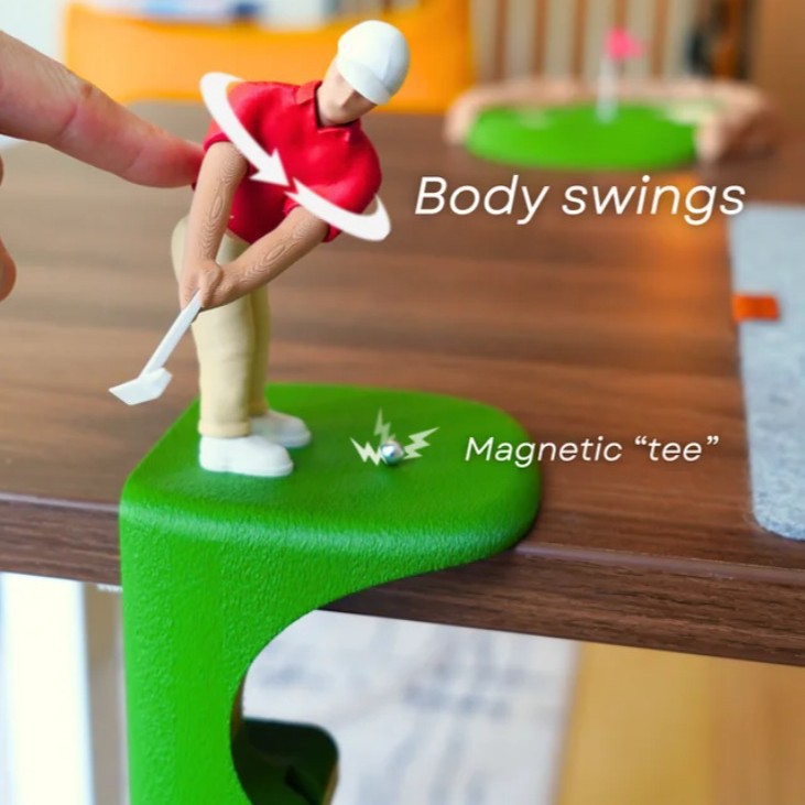 Mini Desktop Golfer Entertainment Home Office