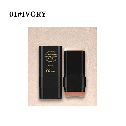 2-in-1 Concealer & Foundation Stick with Built-in Brush