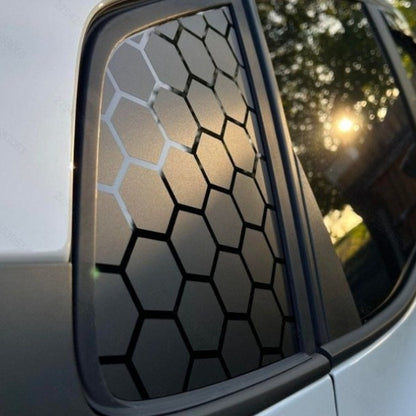 Black Car Window Decal – Premium Vinyl Film (Exterior Car Accessory)
