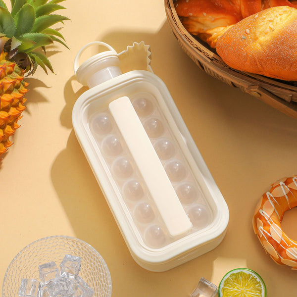 2-in-1 Ice Ball Maker Bottle with Pull Handles