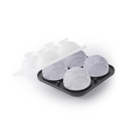 3D Baseball Shape Ice Cubes Food Grade Silicone Mold