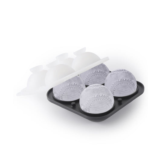 3D Baseball Shape Ice Cubes Food Grade Silicone Mold