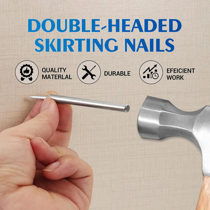 Double-Headed Skirting Nails with Sleeve Tool