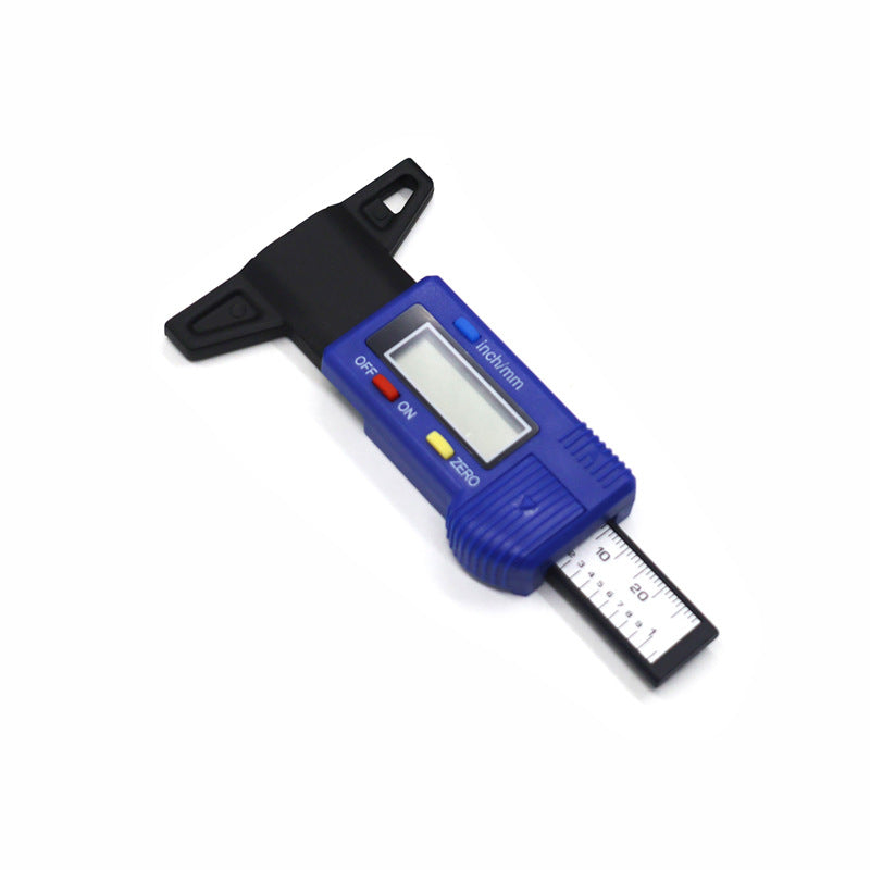 Tire Tread Depth Gauge with Color-Coded Bar, Easy Read Tire Depth Gauge for Cars, Trucks, Motorcycles