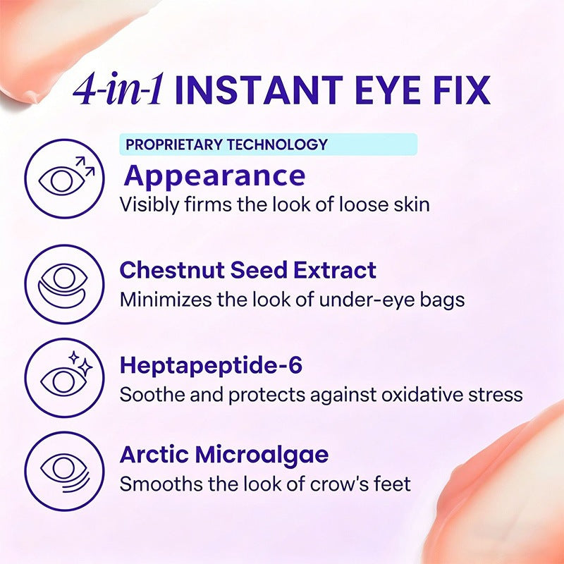 Instant Lift Eye Gel, Tightening and Firming Eye Treatment for Puffiness, Under Eye Bags, Wrinkles, Fine Lines and Dark Circles