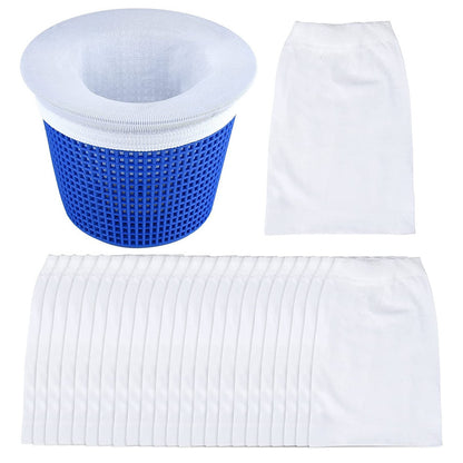 10 Pack Pool Skimmer Socks - Pool Filter Socks for Skimmer Basket