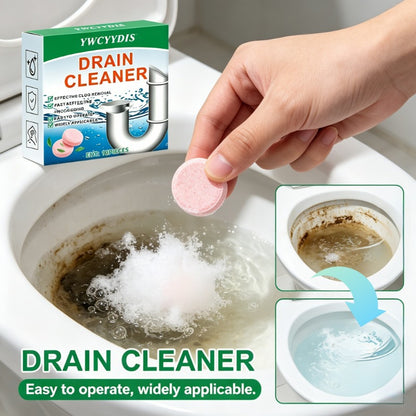 10Pack Fizzy Drain Freshener and Cleaner, Prevents Clogs and Removes Odors