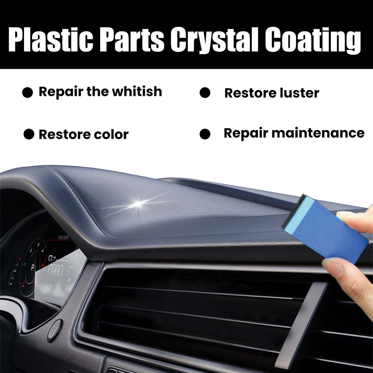 30ml Car Plastic Parts Crystal Coatingfor Dashboard, Door Panel, Seat