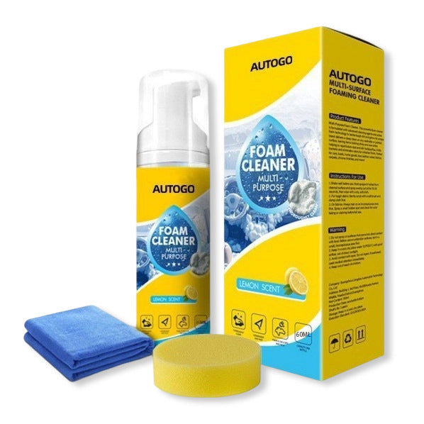 Multi-Enzyme Foam Cleaner Set, Multipurpose Car Interior Foam Cleaners
