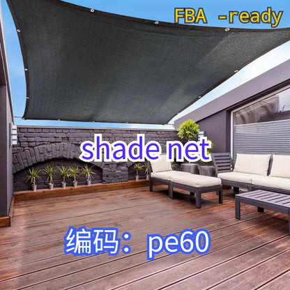 Shade Cloth, Tear-Resistant Sun Shade Net with Grommets | 90% UV Block