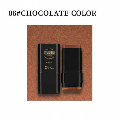 2-in-1 Concealer & Foundation Stick with Built-in Brush