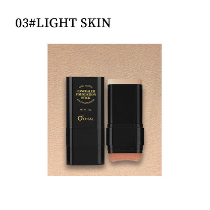 2-in-1 Concealer & Foundation Stick with Built-in Brush
