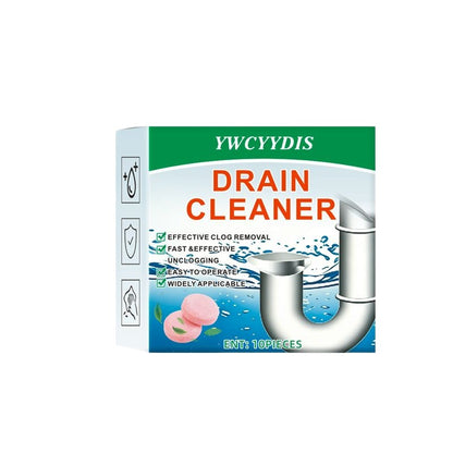10Pack Fizzy Drain Freshener and Cleaner, Prevents Clogs and Removes Odors