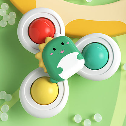 3 Pcs Suction Cup Spinner Toys