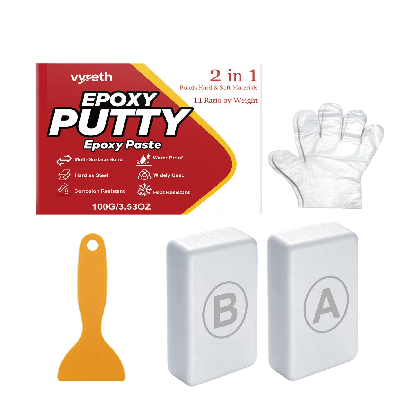Epoxy Putty, High Strength Repair Filler