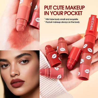 4 in 1 Lipstick Set, Multi-Color Stackable Matte Lip Stick