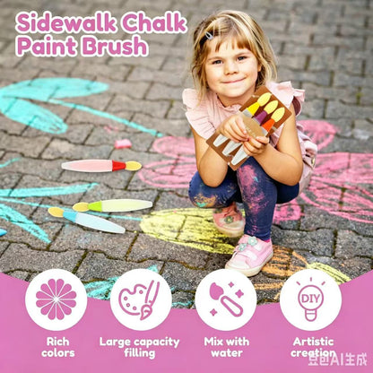 Refillable Washable DIY Paintbrush Easy to Clean for Kids Yard Art