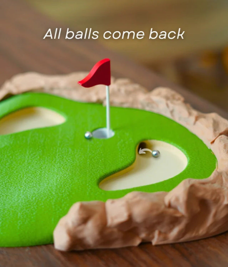 Mini Desktop Golfer Entertainment Home Office