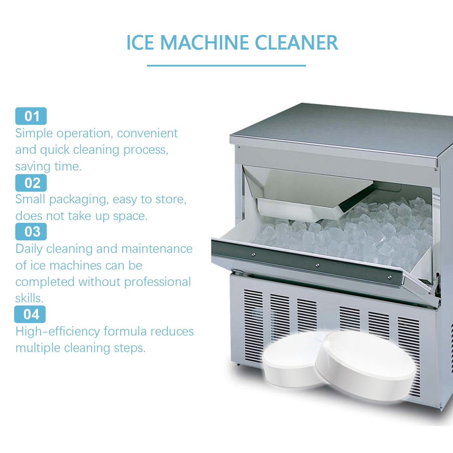 12 Pieces Ice Machine CleanerAnd Descaler